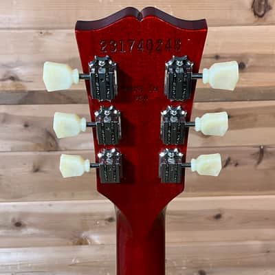 Gibson Les Paul Studio Figured Electric Guitar - Iced Tea image 6
