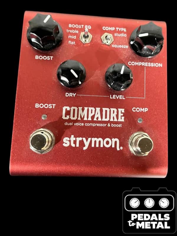 Strymon Compadre Dual Voice Compressor & Boost 2020 - Present - Red - X16323 image 1