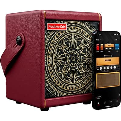 Positive Grid Spark MINI Vai 10W Battery-Powered Stereo Combo Amp - Red image 1