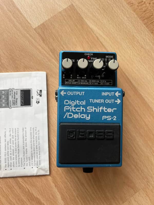 Boss PS-2 Digital Pitch Shifter/Delay (Blue Label) 1987 - 1992 - Blue image 1