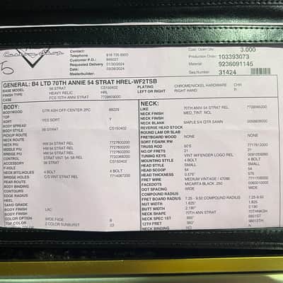Fender Custom Shop 70th Anniversary 1954 Stratocaster Heavy Relic Limited Edition 2024 - Wide fade 2-color sunburst image 20