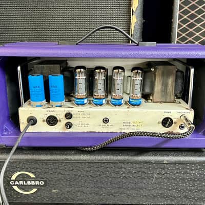 Matamp GT-100 c 1970 - Purple original vintage UK England ormat orange white image 4