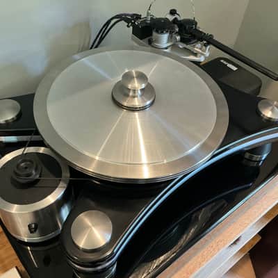 VPI Prime Signature Turntable Excellent Condition w/ Periphery Clamp And Brand New Tonearm And Junction Box image 4