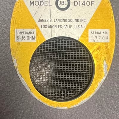 JBL D140F 15” 8-16 Ohm Bass Speaker 1960’s image 3
