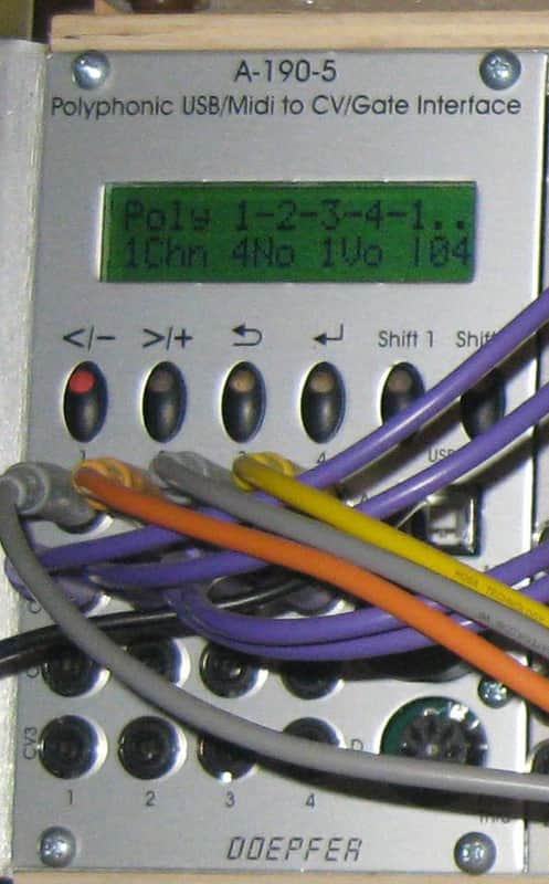 Doepfer A-190-5 Polyphonic USB/MIDI to CV/Gate Interface image 1