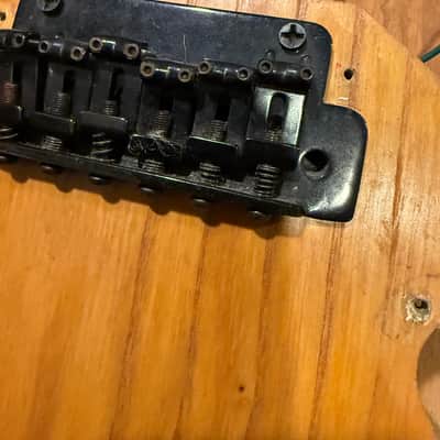 Warmoth Boogie Electric Guitar 7/8ths body Gibson Seymour Duncan 1990s - Natural image 19