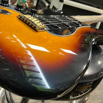 Fender Stratocaster Left-handed Reverse Headstock Partscaster - Sunburst image 16