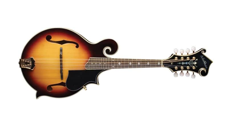 Washburn Florentine F-Style Mandolin w/ Hardshell Case - Tobacco Sunburst image 1