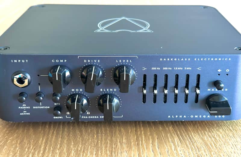 Darkglass Electronics Alpha Omega 500-Watt Bass Amp Head w/ Super Intelligent Footswitch image 1