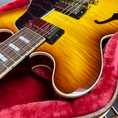 Gibson ES-335 Iced Tea Burst - Figured Iced Tea image 6