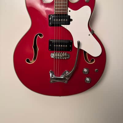 Mosrite Celebrity 2 1964 - Red with original case image 1