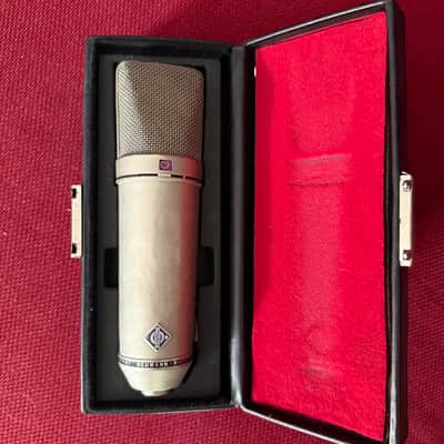 Neumann U 87 Large Diaphragm Multipattern Condenser Microphone 1967 - 1985 - Nickel image 1