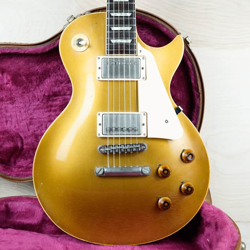 Gibson Heritage Series Standard-80 1982 Gold Top Vintage Tim Shaw PAFs w/ OHSC image 1