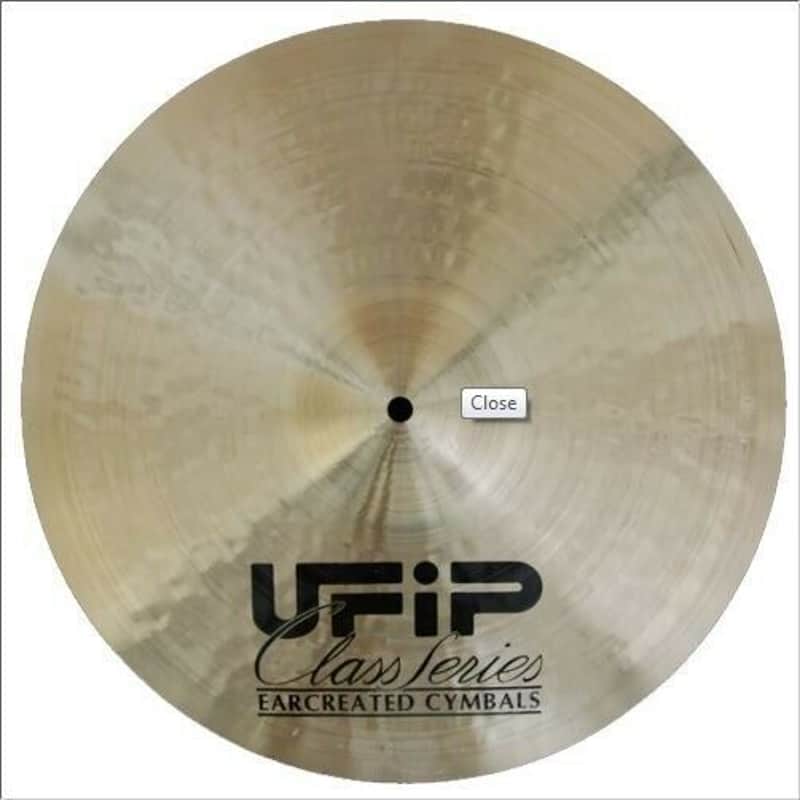 UFiP Class Series 21" Light Crash Cymbal 1860g. image 1