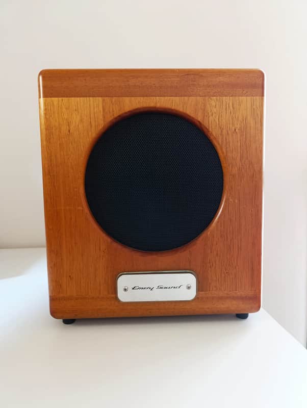 Emery Sound Mahogany Cabinet 10" Weber Blue Pup image 1