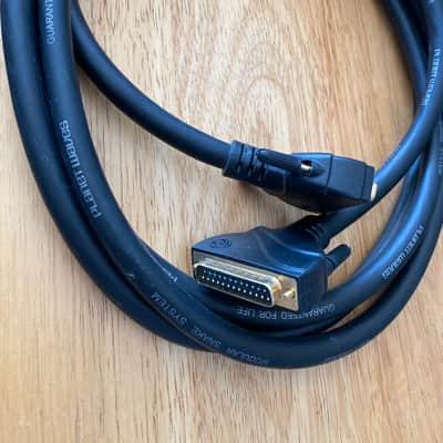 D'Addario PW-DB25MM-25 Modular Snake System Core Cable / 25 Foot 2024 - Black image 1
