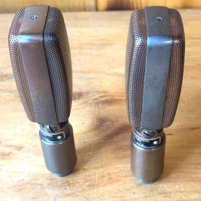 RARE stereo pair - Vintage Reslo SR1 M Ribbon Microphones high output - 300 ohms image 10