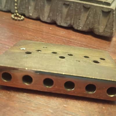 Brass Bridge fender works Stratocaster telecaster bridge 79s 80s image 2