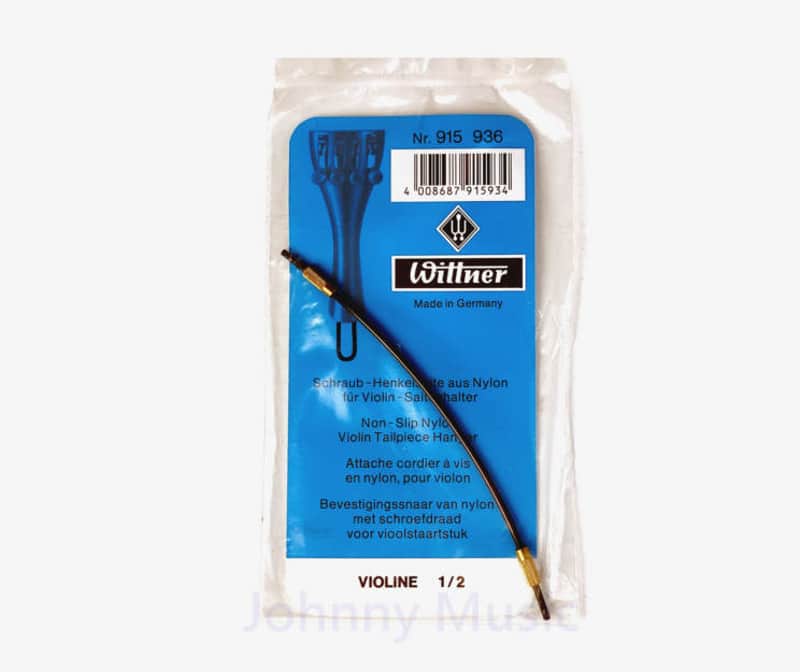 1/2 Violin Nylon Tailpiece Hanger aka " Gut " 117mm / 4.61" Length Made in Germany image 1