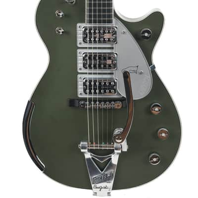 Gretsch Custom Shop G6134 CS Olive Drab Penguin Masterbuilt Stephen Stern 2020 image 5