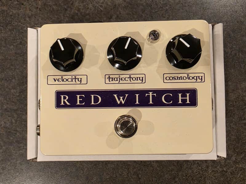 NOS Deluxe Moon Phaser New Red Witch Pedal Phase Shifter image 1