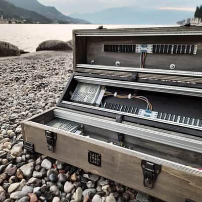 9U Eurorack Case Powered, 84 or 104 hp, patched resealable, modular synthesizer synth image 15