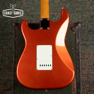 2017 Fender Traditional 60s Stratocaster Made in Japan Rare Candy Tangerine image 8