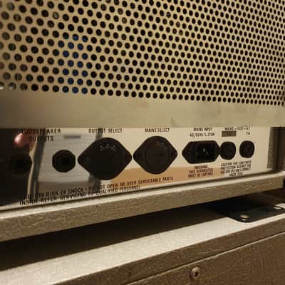 Marshall JCM25/50 "Silver Jubilee" Model 2555 2-Channel 100-Watt Guitar Amp Head and Cabinet 1987 - 1988 - Silver with Travel Cases image 13
