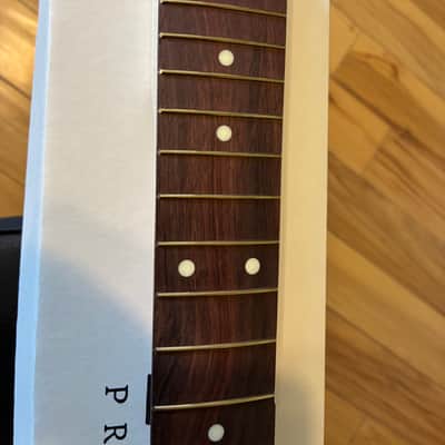Allparts TRO-V Unfinished Lic. Fender Rosewood Telecaster Neck V Profile 21 Frets 7.25" Radius #1 image 3