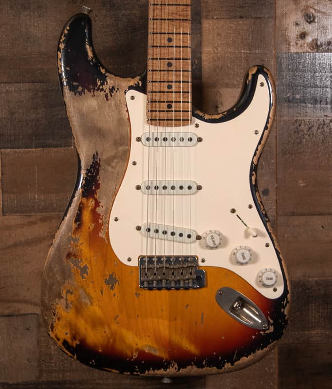 Xotic XSC-1 3 Tone Burst Electric Guitar - Super Heavy Aging - NAMM 2026 image 1