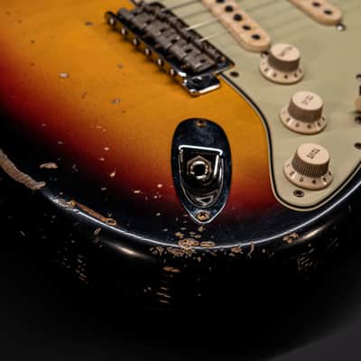 Fender Masterbuilt Jason Smith MICHAEL LANDAU 1968 Stratocaster - 3-tone Sunburst image 5