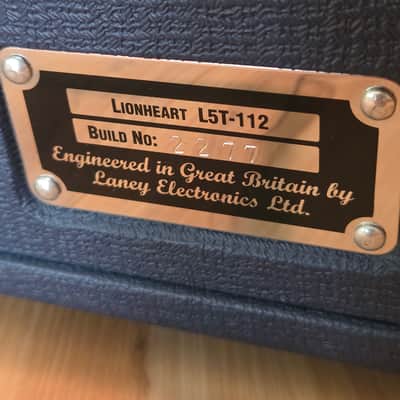 Laney Lionheart L5T-112 5-Watt 1x12" Tube Guitar Combo 2010s - Blue image 3