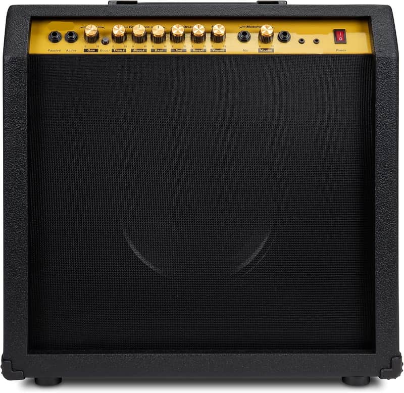 60 Watt Electric Guitar Amplifier | Combo Solid State Studio & Stage Amp with 10” 4-Ohm Speaker image 1