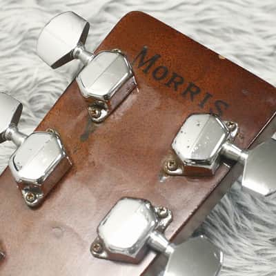 1970's made MORRIS High quality made Acoustic Guitar W-18 Made in Japan No.2 image 16
