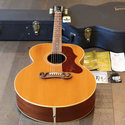 2006 Gibson SJ-100 Natural Acoustic/ Electric Jumbo Guitar + OHSC image 1