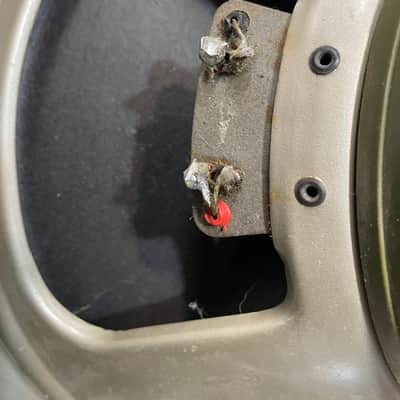 Vintage 1966 1967 Celestion G12M Greenback Grey Tab 20w 15ohm 12" Speaker image 3