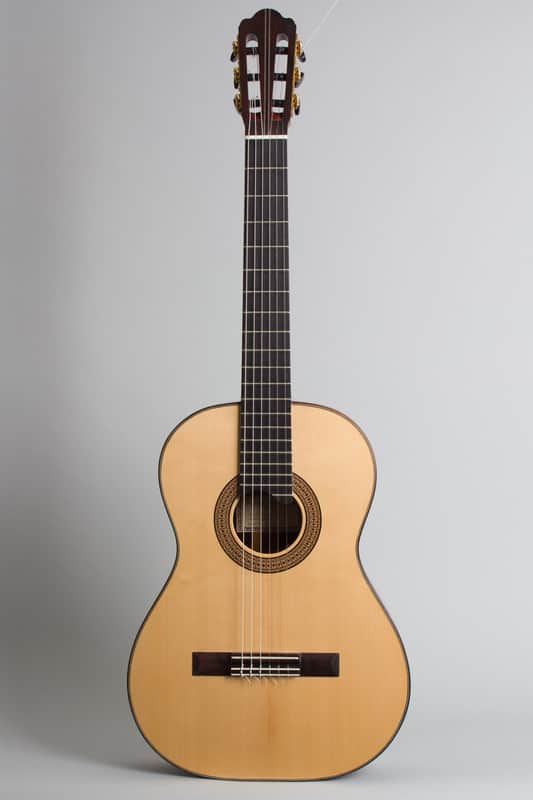Jorge Menezes  Hermann Hauser Style Classical Guitar (2023), ser. #106, black tolex hard shell case. image 1