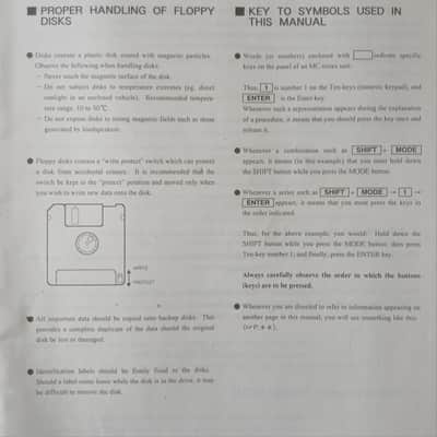 Owner's Manual for Roland Standard MIDI File Converter System Generator MRM-500MRM-500 1990 image 3