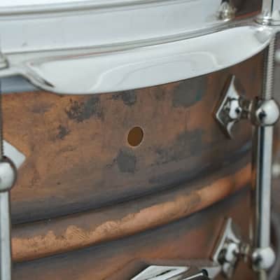 Craviotto 5.5x14" AK Masters Metal Copper Snare Drum - #8/50 image 7