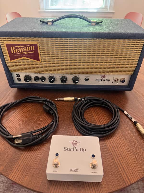 Benson Amps Surf’s Up Tube Spring Reverb and Optical Tremolo - Sweetwater Exclusive - Beach Boys 2024 image 1