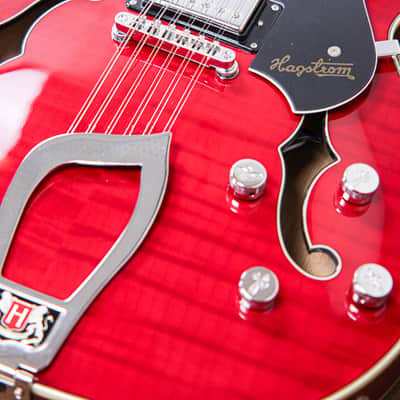 Hagstrom Viking Deluxe 12-String | Wild Cherry image 5
