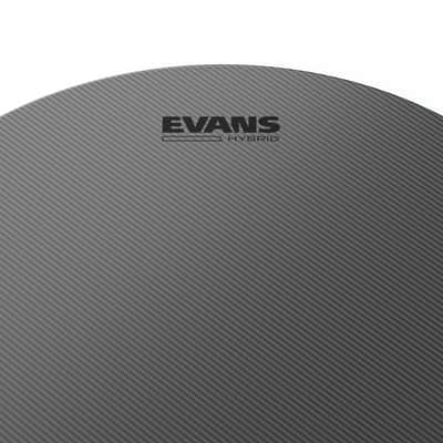 Evans Hybrid Coated Snare Batter Drum Head, 14 Inch image 2