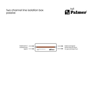 Palmer River Series kyll Passive 2-Channel Line Isolation Box image 8