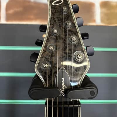 Mayones Regius 7M Baritone 2012 Translucent Graphite Gloss 7 String Guitar image 9