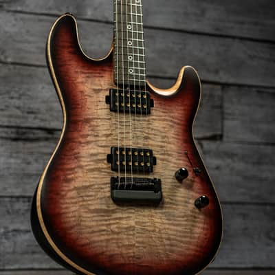Ernie Ball Music Man Rabea Massaad Sabre HH Artist Series - Vileblood Burst image 2