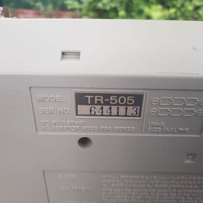 Roland TR-505 Rhythm Composer 1980s - White image 10