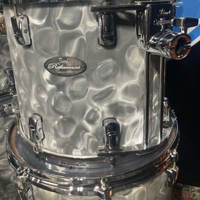 Pearl - Music City Custom, Reference Series 12 Piece Shell Bank Set. David Frangioni, Modern Drummer Collection, Carl Palmer. Platinum Smoke Marine image 9