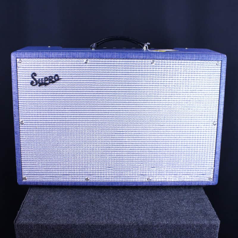 Supro 1685RT Neptune 25w 2x12" Guitar Combo 2017 - Present - Blue Rhino image 1