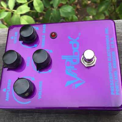 Prescription Electronics Yardbox 2003 •  Fuzz Face / Tone Bender clone • Rare Purple finish • MINT image 8