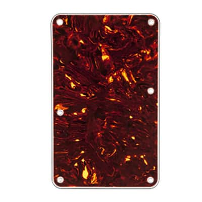 Genuine Fender Tortoise Shell Stratocaster Deluxe Locking Tremolo Back Plate image 3